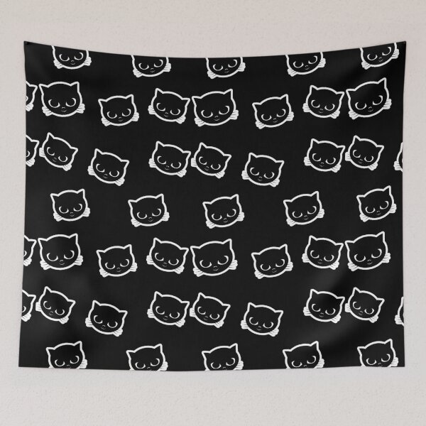 Item preview, cute kitty face designed and sold by bohemedesign.