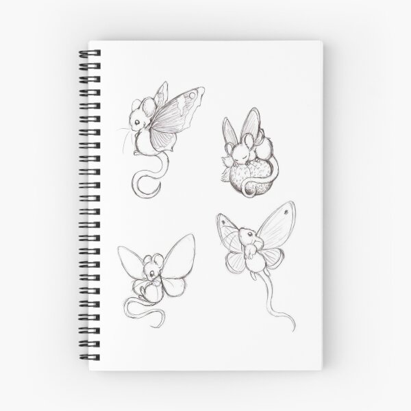 Item preview, fairy mice butterflies   designed and sold by salemfoxy.