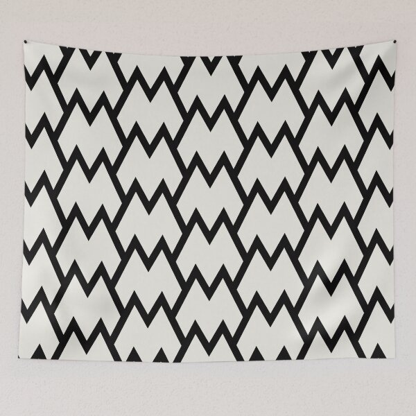 Item preview, Cream and Black Tessellation Line Pattern 18 Pairs Benjamin Moore 2022 Trending Color Steam AF-15 - Colour Trends - Hue - Shade designed and sold by ColorOfTheYears.