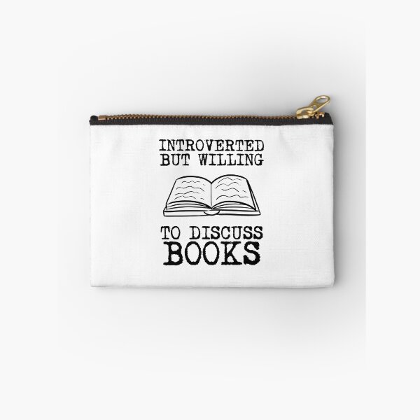 Item preview, Introverted But Willing To Discuss Books designed and sold by SportyDogShop.