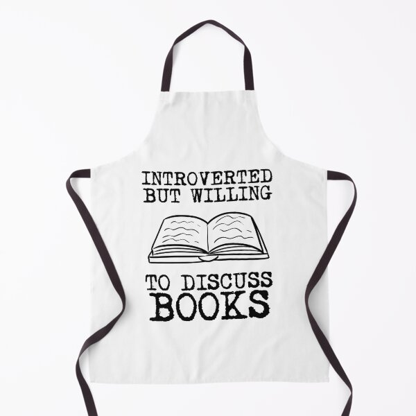 Item preview, Introverted But Willing To Discuss Books designed and sold by SportyDogShop.