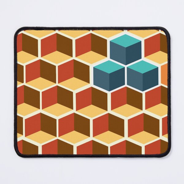 Item preview, Abstract Soft Blue Gradient Cube wallpaper-abatkok designed and sold by abatkok.
