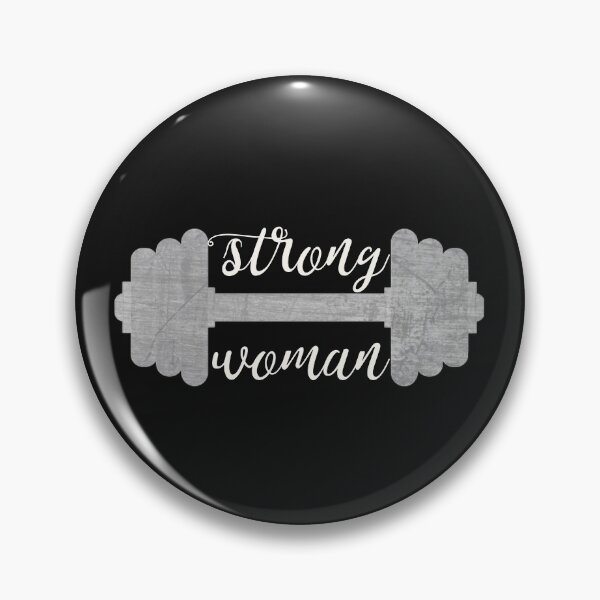 Item preview, Strong Woman Dumbbell Barbell Gym Weights designed and sold by DesignsofNote.