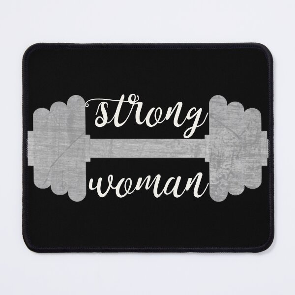 Item preview, Strong Woman Dumbbell Barbell Gym Weights designed and sold by DesignsofNote.
