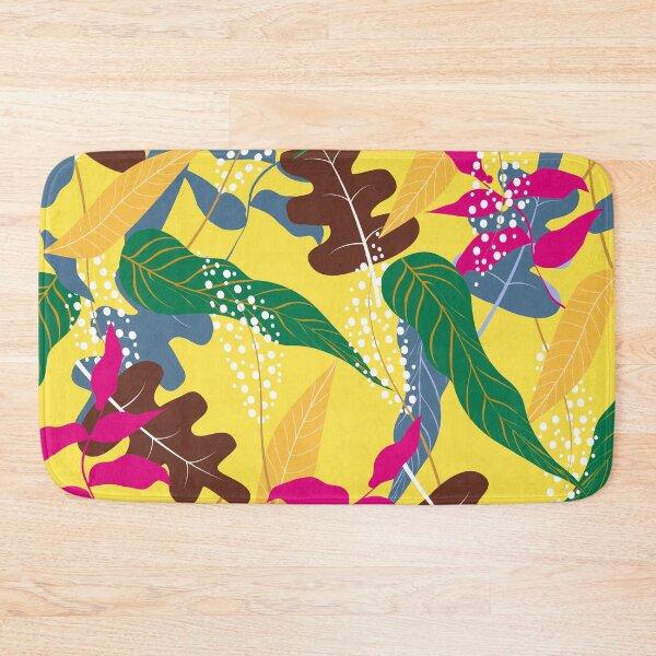 Item preview, Colorful life and leaves pattern designed and sold by urban-color.