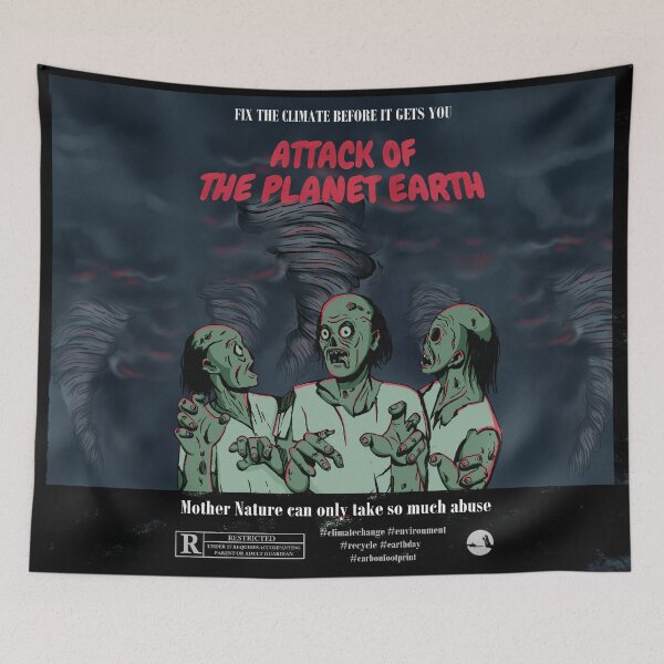 Item preview, 80's HORROR POSTER CLIMATE CHANGE designed and sold by NVINY.