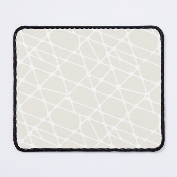 Item preview, Cream and White Abstract Mosaic Pattern 2 Pairs Benjamin Moore 2022 Trending Color Steam AF-15 - Colour Trends - Hue - Shade designed and sold by ColorOfTheYears.