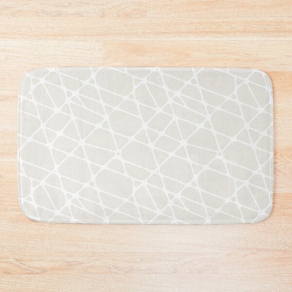 Item preview, Cream and White Abstract Mosaic Pattern 2 Pairs Benjamin Moore 2022 Trending Color Steam AF-15 - Colour Trends - Hue - Shade designed and sold by ColorOfTheYears.