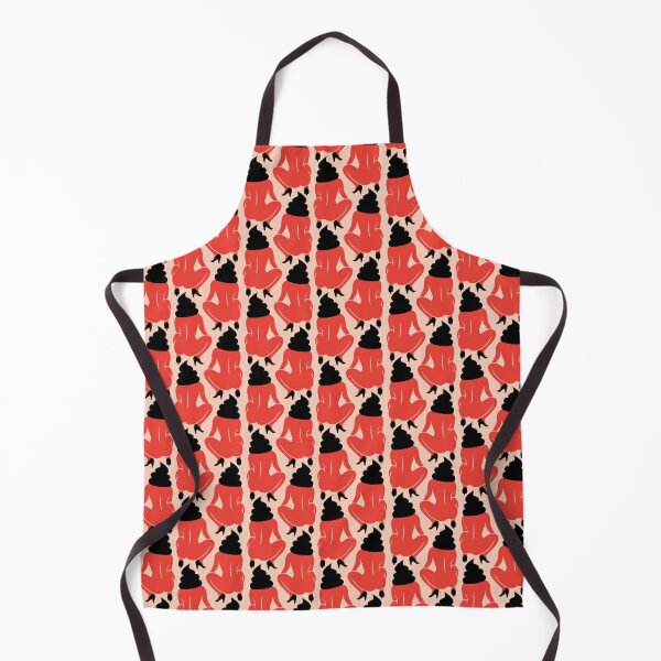 Pooing lady pattern Apron