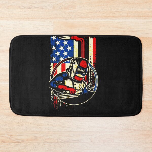 Aperçu de l'œuvre Soudage Drapeau Américain Vintage créée et vendue par crackdesign11.