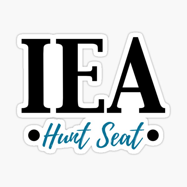IEA Hunt Seat Sticker