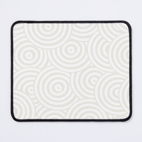 Item preview, Cream and White Hypnotic Circle Pattern Pairs Benjamin Moore 2022 Trending Color Steam AF-15 - Colour Trends - Hue - Shade designed and sold by ColorOfTheYears.