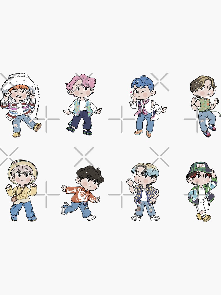 Ateez Stickers Ateez Vinyl Stickers Kpop Fan Art 