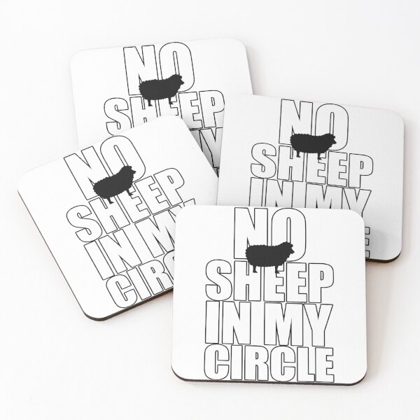 Item preview, No Sheep In My Circle designed and sold by happy gift art.
