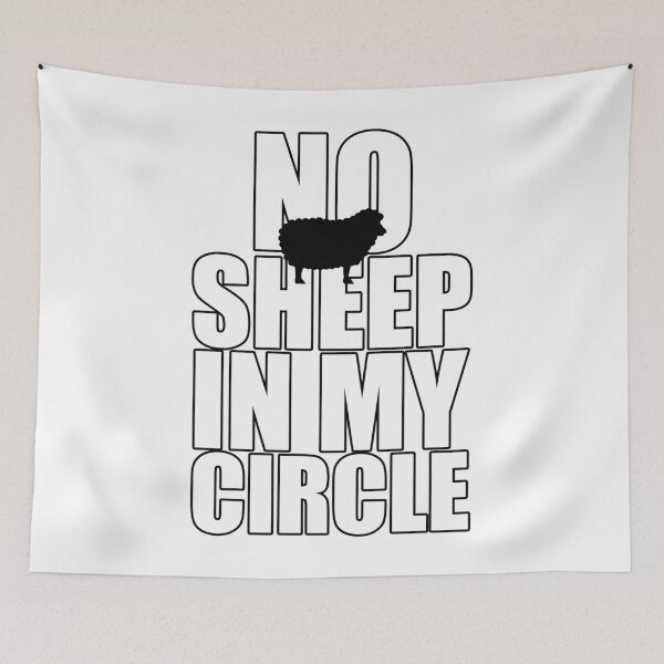 Item preview, No Sheep In My Circle designed and sold by happy gift art.