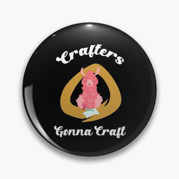 Item preview, Crafters Gonna Craft, Eat Sleep Craft Repeat designed and sold by SportyDogShop.