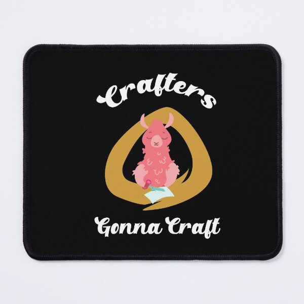 Item preview, Crafters Gonna Craft, Eat Sleep Craft Repeat designed and sold by SportyDogShop.