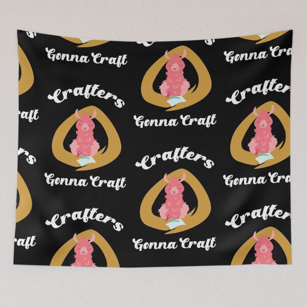 Item preview, Crafters Gonna Craft, Eat Sleep Craft Repeat designed and sold by SportyDogShop.