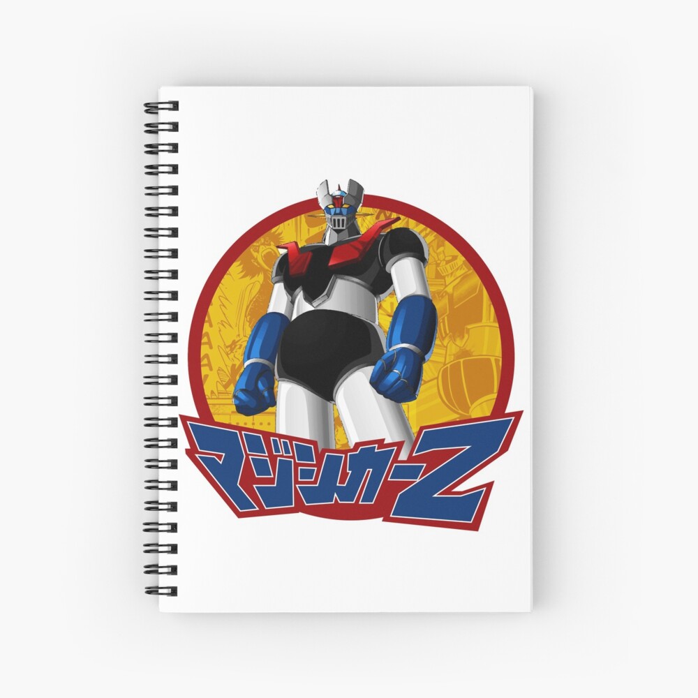 Mazinger Z Tranzor Z Mazinga Z Super Robot Painting Spiral Notebook