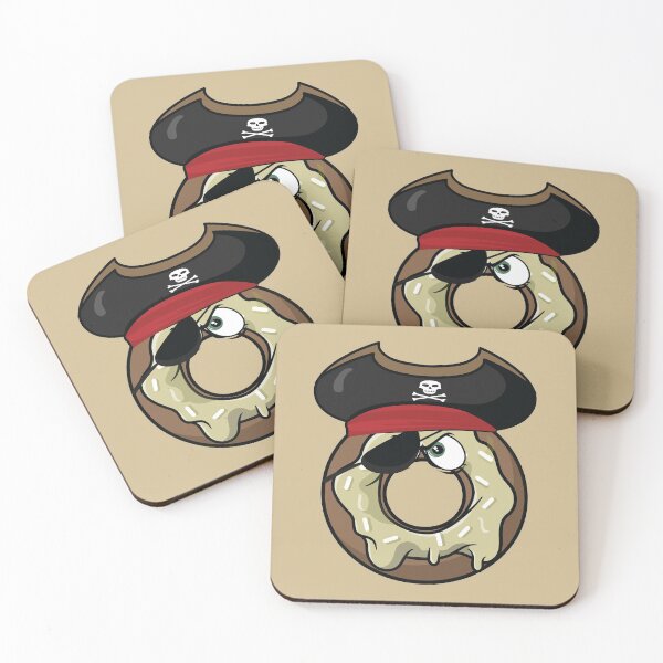 Item preview, Pirate captain donut designed and sold by Donutlovers.