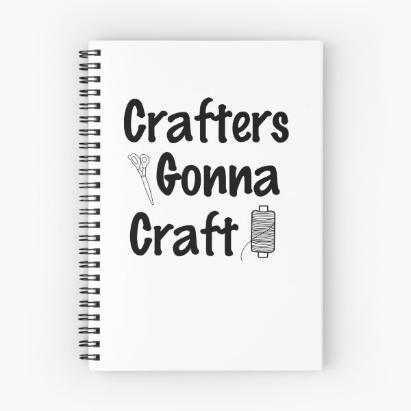 Item preview, Crafters Gonna Craft, Eat Sleep Craft Repeat designed and sold by SportyDogShop.