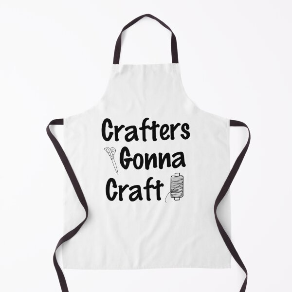 Item preview, Crafters Gonna Craft, Eat Sleep Craft Repeat designed and sold by SportyDogShop.