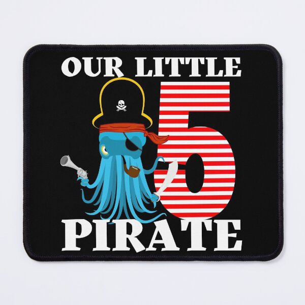 Item preview, ARR Im 5 Pirate Octopus Birthday Party Family Themed Party designed and sold by Vibbin4Life33.