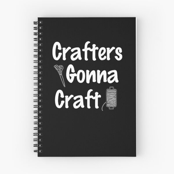 Item preview, Crafters Gonna Craft, Eat Sleep Craft Repeat designed and sold by SportyDogShop.