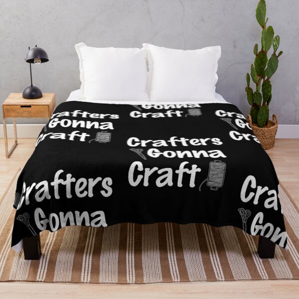 Item preview, Crafters Gonna Craft, Eat Sleep Craft Repeat designed and sold by SportyDogShop.