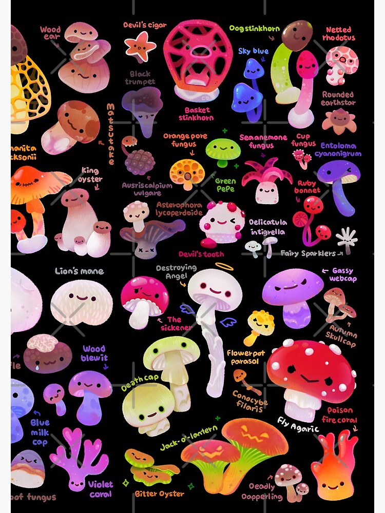 Thumbnail 3 of 3, Spiral Notebook, Mushroom - name designed and sold by pikaole.