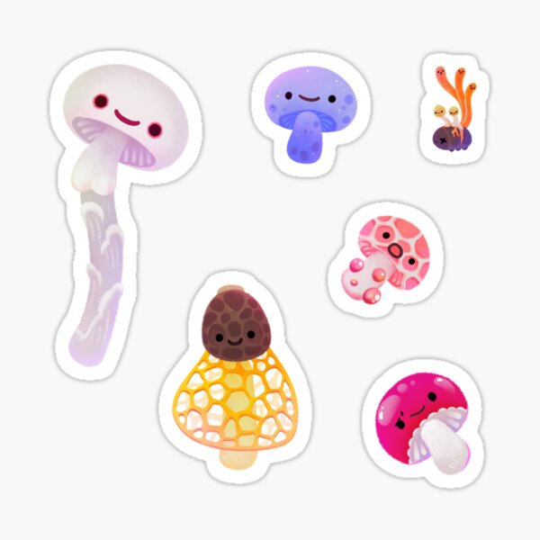 Mushroom - name Sticker
