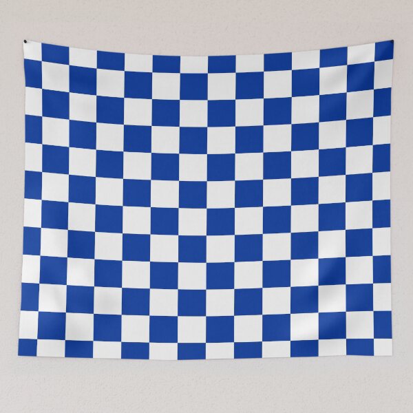 Item preview, Blue and White Kentucky Checkerboard designed and sold by stareongroup.