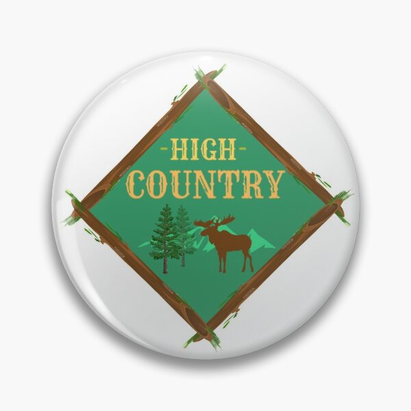 Artikelvorschau, High Country Log Diamond mit Elchszene-Grün entworfen und verkauft von HighCountry2021.