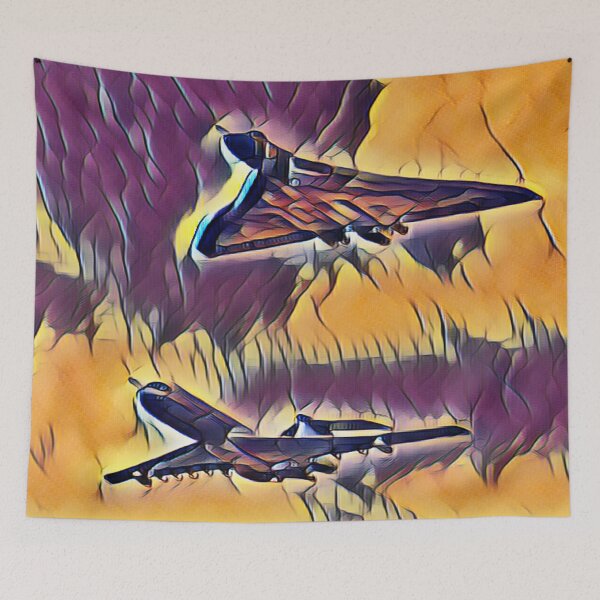 Item preview, VC10 and Vulcan In Retro Pop designed and sold by Fearless-Fox.