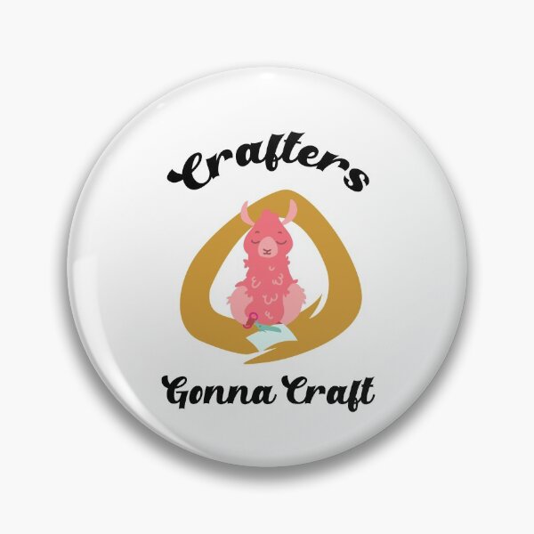 Item preview, Crafters Gonna Craft, Eat Sleep Craft Repeat designed and sold by SportyDogShop.