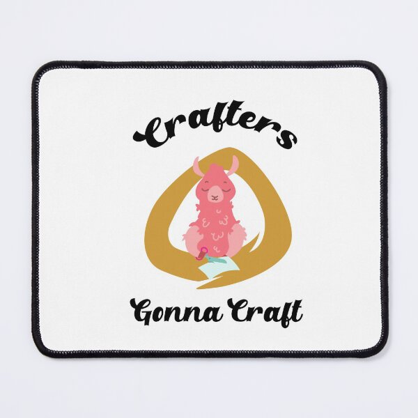 Item preview, Crafters Gonna Craft, Eat Sleep Craft Repeat designed and sold by SportyDogShop.