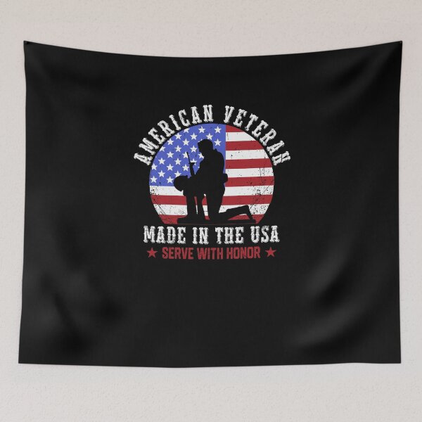 Artikelvorschau, Danke Veterans-MADE IN DEN USA SERVE WITH HONOR-Veteranentag 2021 entworfen und verkauft von Hartics.