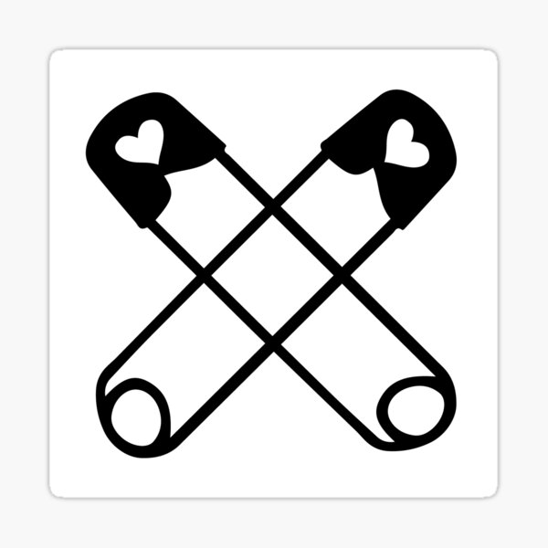 Safety Pin Ally Sticker