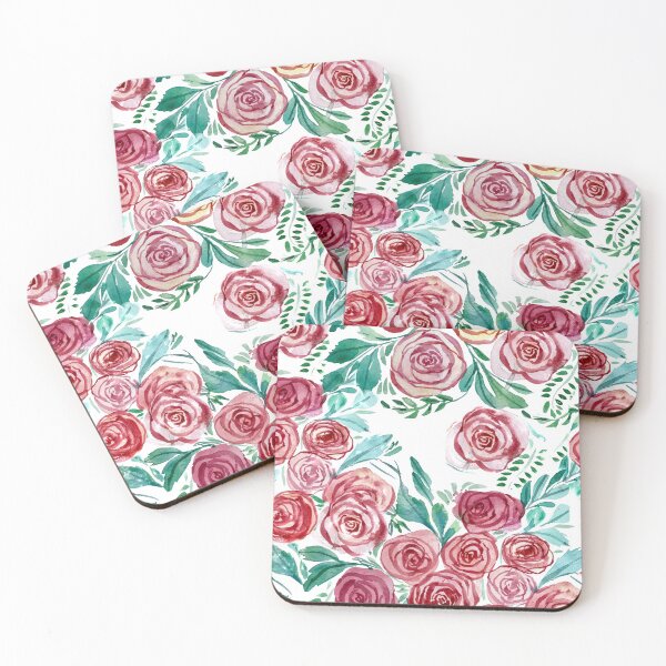 Item preview, estampado de rosas con acuarelas designed and sold by maicagonzalez.