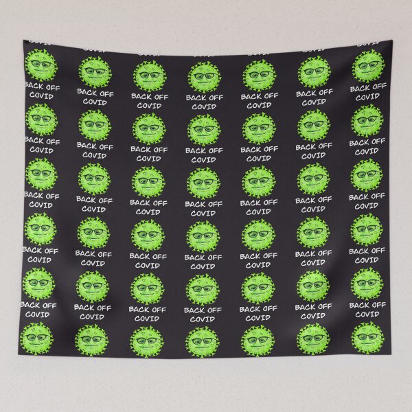 Item preview, Back off COVID Fluffyvirus  designed and sold by QuirkyCraftz.