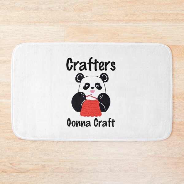Item preview, Crafters Gonna Craft, Eat Sleep Craft Repeat designed and sold by SportyDogShop.