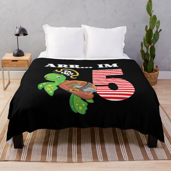 Item preview, ARR Im 5 Pirate Turtle Birthday Party Family Themed Party designed and sold by Vibbin4Life33.