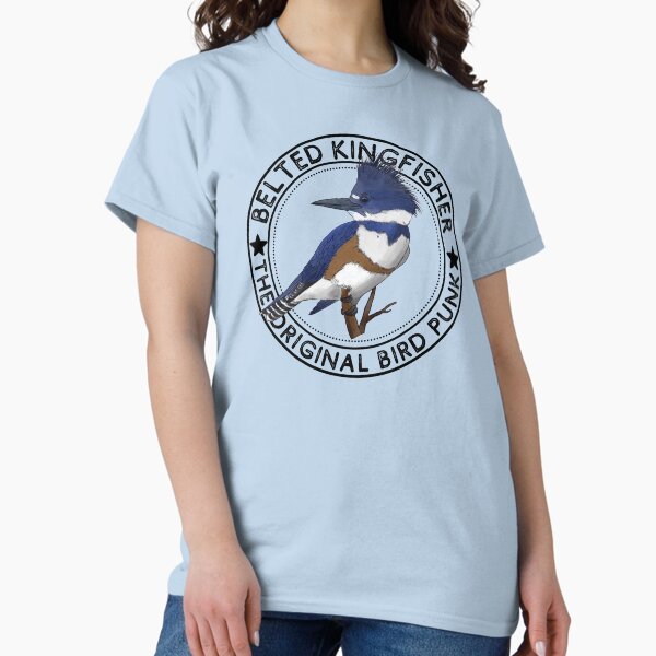 Item preview, Belted Kingfisher, the Original Bird Punk designed and sold by AntlerAndOak.
