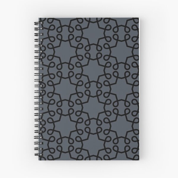 Aperçu de l'œuvre Navy Blue and Black Swirl Shape Tile Pattern Pairs Benjamin Moore 2022 Trending Color Mysterious AF-565 - Colour Trends - Hue - Shade créée et vendue par ColorOfTheYears.