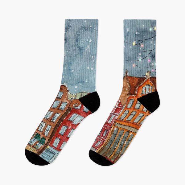 Item preview, Christmas in Amsterdam designed and sold by UrbanSageArt.