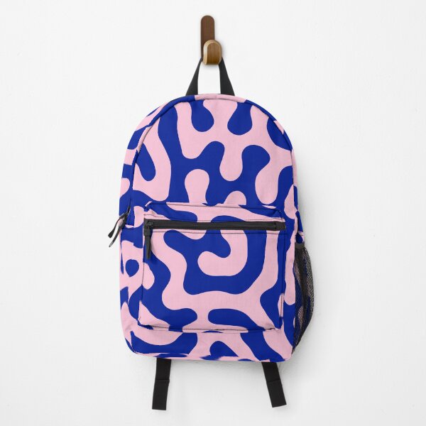 Item preview, Indigo Blue and Pink Coral Reef Abstract Pattern Design designed and sold by patternsoup.