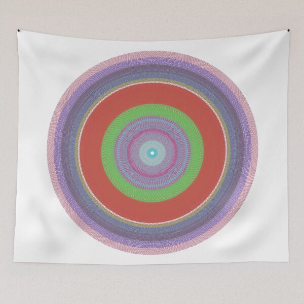 Item preview, ֎ HYPNOTIQUE ֍ Groovy ~*Right On!*~ 70s Kitsch Meme Theme ~ Abstract Digital Art ~ Mandala Medallion Kaleidoscope Sacred Geometry~colorful tones~psychadelic bulls eye target designed and sold by Spinning Plates 360.