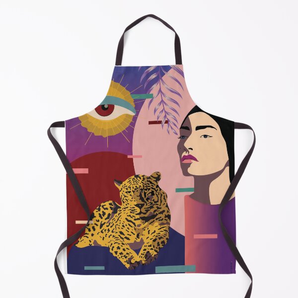 Item preview, The Big Eye Leopard abstract designed and sold by Anyeva.
