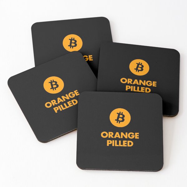Item preview, Orange pilled - Bitcoin maximalist - logo designed and sold by NautilusMare.