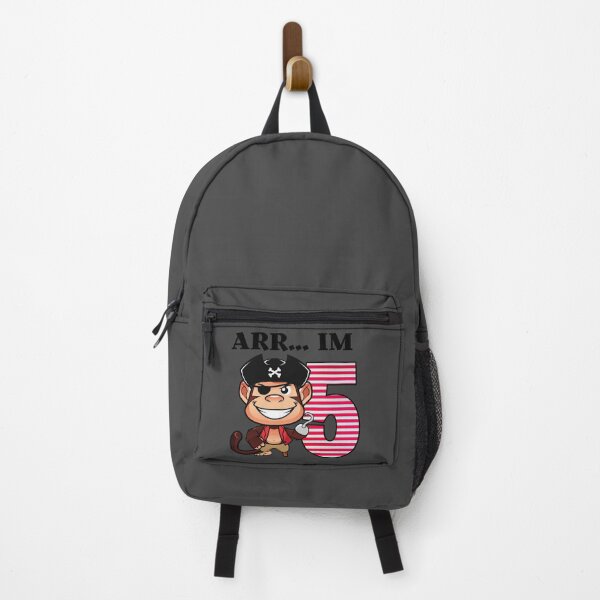 Item preview, ARR Im 5 Pirate Monkey Birthday Party Family Themed Party designed and sold by Vibbin4Life33.